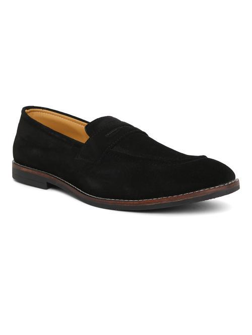 black suede slip on loafers - 18414252 - Very Small Image - 1