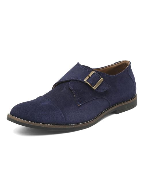 blue suede slip on loafers - 18414269 - Very Small Image - 1