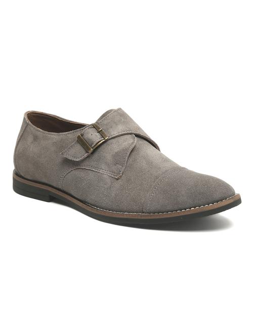 grey suede slip on loafers - 18414270 - Very Small Image - 1