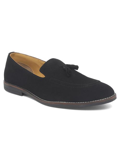 black suede slip on loafers - 18414274 - Very Small Image - 1