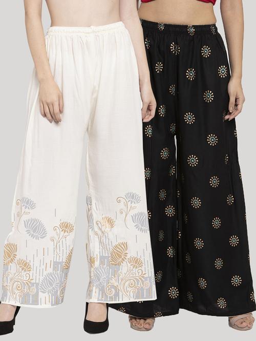 pack of 2 printed palazzo - 18414994 - Very Small Image - 1
