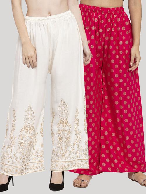 pack of 2 printed palazzo - 18415010 - Very Small Image - 1