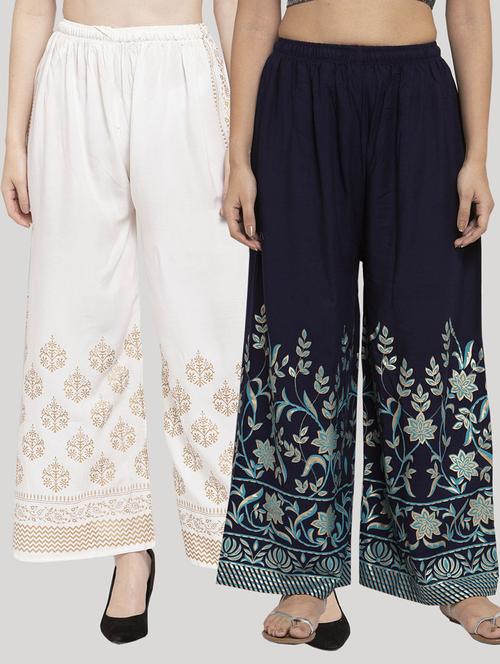 pack of 2 printed palazzo - 18415040 - Very Small Image - 1