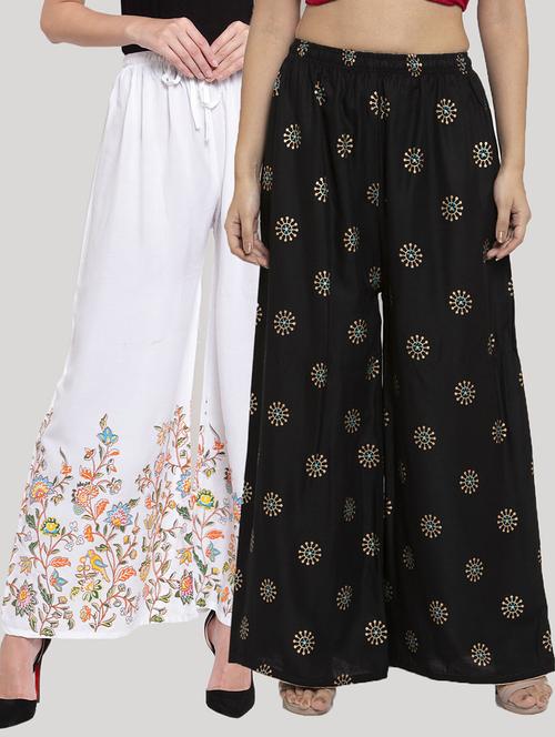 set of 2 pcs printed palazzo - 18415107 - Very Small Image - 1