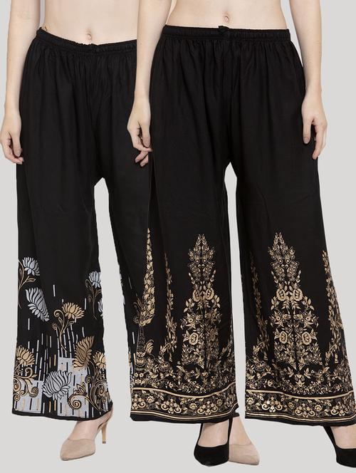 set of 2 pcs printed palazzo - 18415114 - Very Small Image - 1