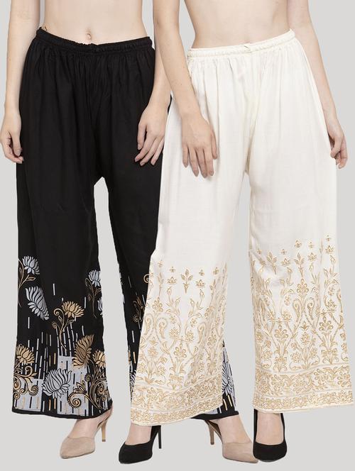 set of 2 pcs printed palazzo - 18415115 - Very Small Image - 1