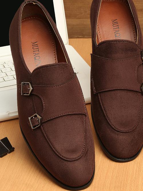 brown suede slip on loafers - 18415507 - Very Small Image - 1