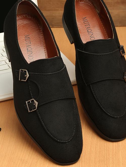 black suede slip on loafers - 18415510 - Very Small Image - 1