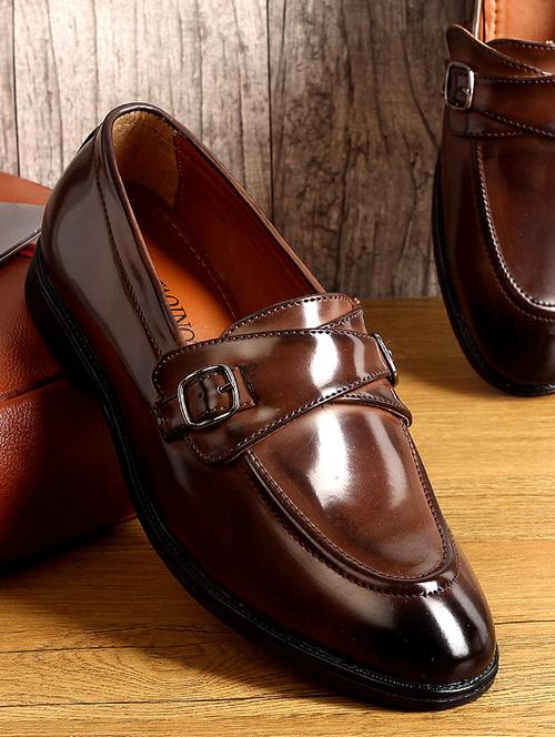 black leather slip on loafers - 18415540 - Very Small Image - 1