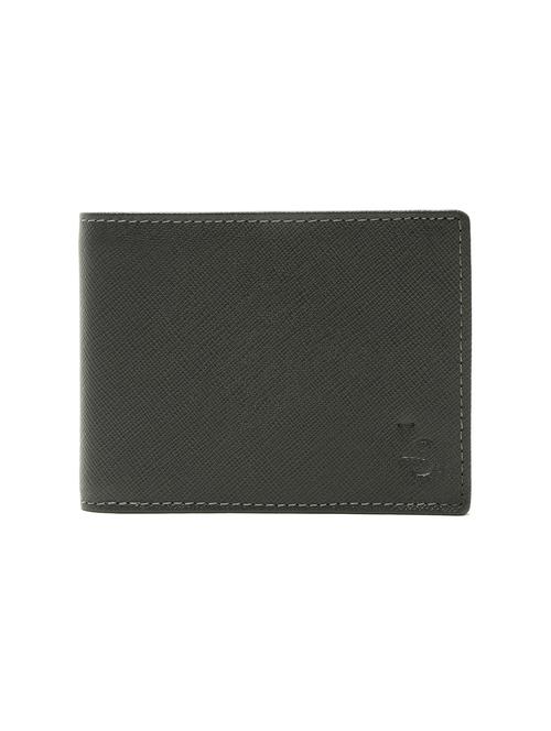 ash grey textured wallet - 18415960 - Very Small Image - 1