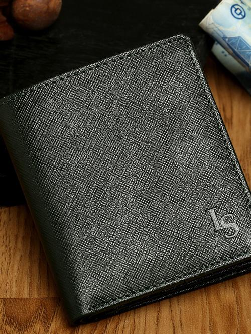 dark green leather wallet - 18416008 - Very Small Image - 1