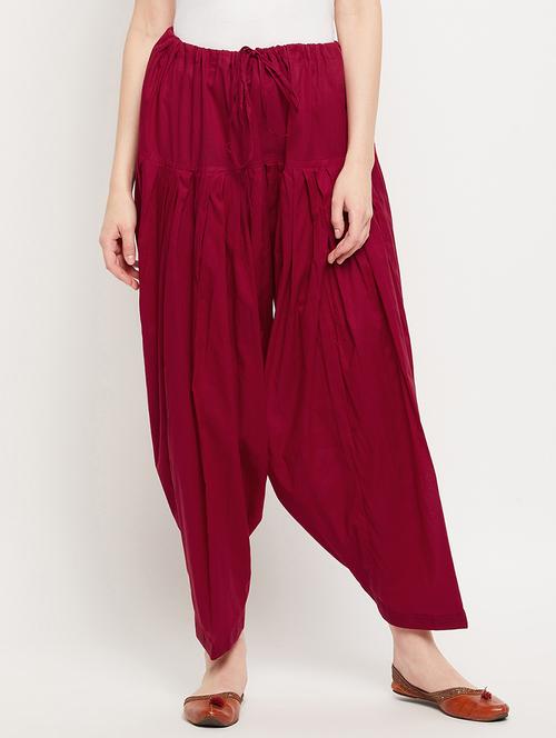 red cotton salwar salwars - 18416473 - Very Small Image - 1