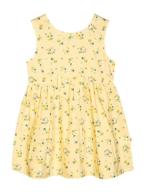 yellow floral frock - 18417288 - Very Small Image - 1