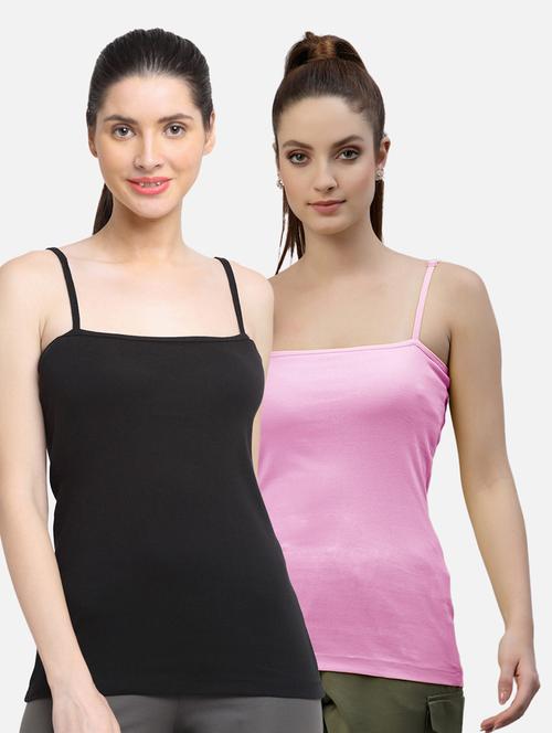 pack of 2 solid camisole - 18417979 - Very Small Image - 1