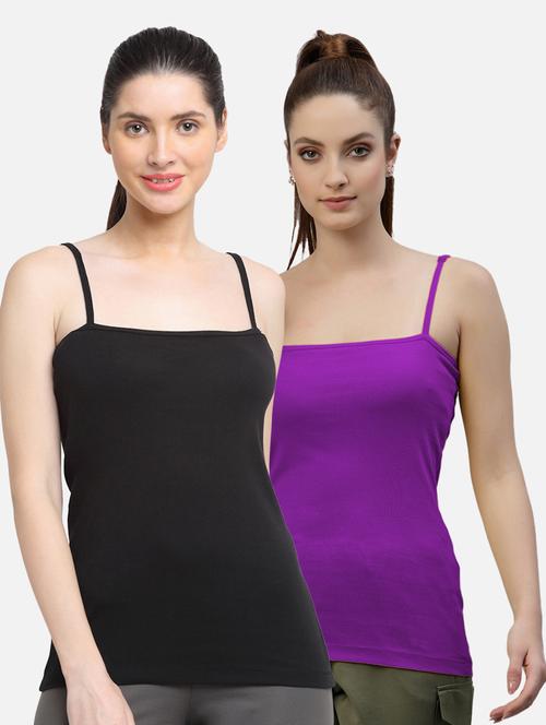 pack of 2 solid camisole - 18417983 - Very Small Image - 1
