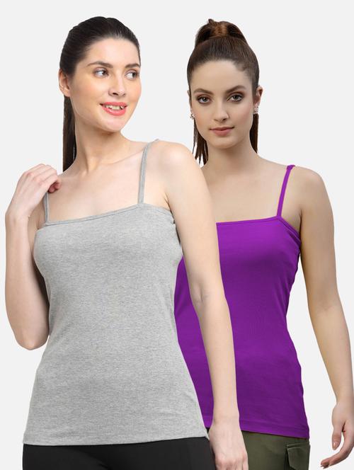 pack of 2 solid camisole - 18418021 - Very Small Image - 1