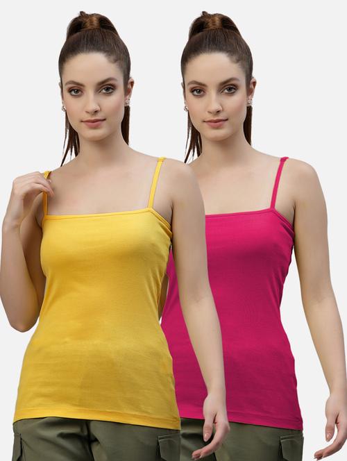 pack of 2 solid camisole - 18418035 - Very Small Image - 1