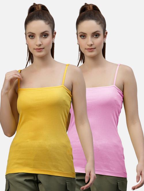 pack of 2 solid camisole - 18418038 - Very Small Image - 1