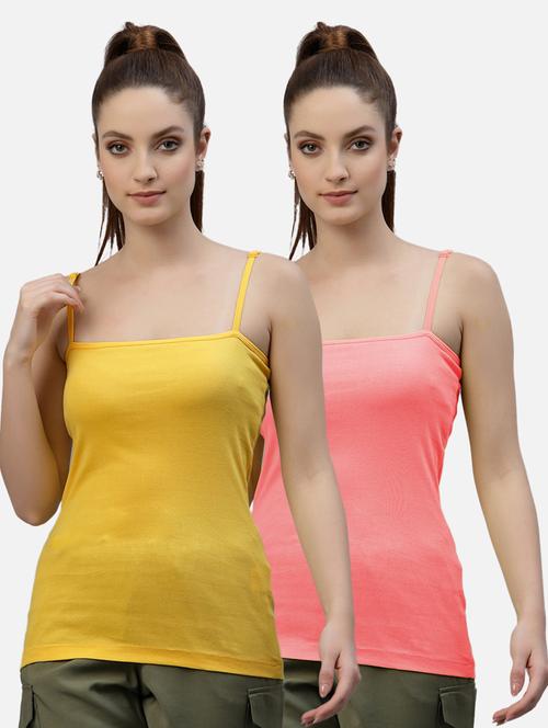 pack of 2 solid camisole - 18418041 - Very Small Image - 1