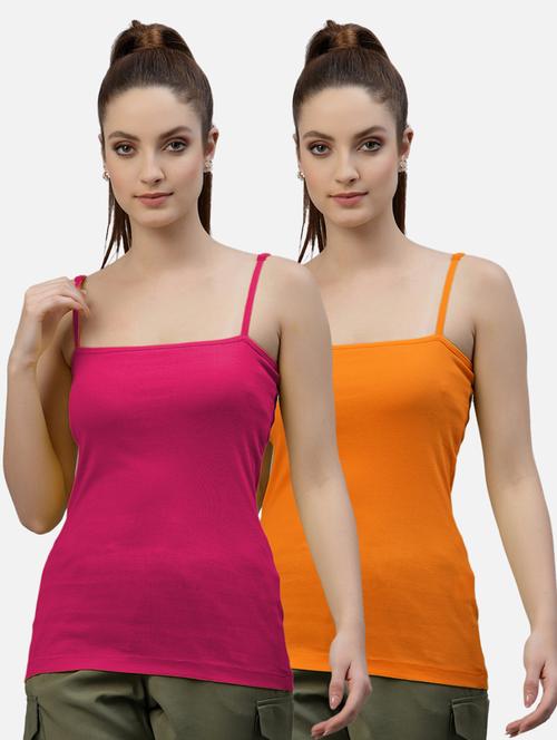 pack of 2 solid camisole - 18418045 - Very Small Image - 1