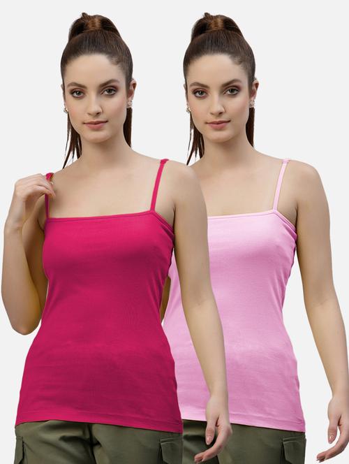 pack of 2 solid camisole - 18418047 - Very Small Image - 1