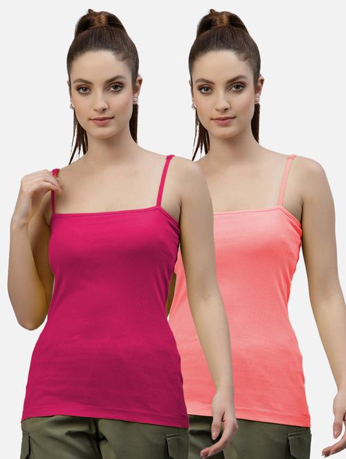 pack of 2 solid camisole - 18418050 - Very Small Image - 1