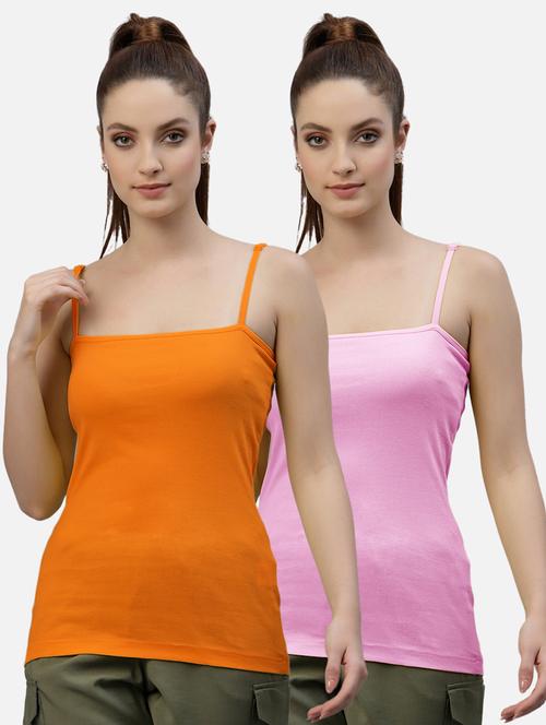 pack of 2 solid camisole - 18418055 - Very Small Image - 1
