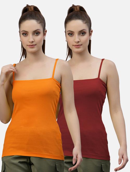 pack of 2 solid camisole - 18418057 - Very Small Image - 1