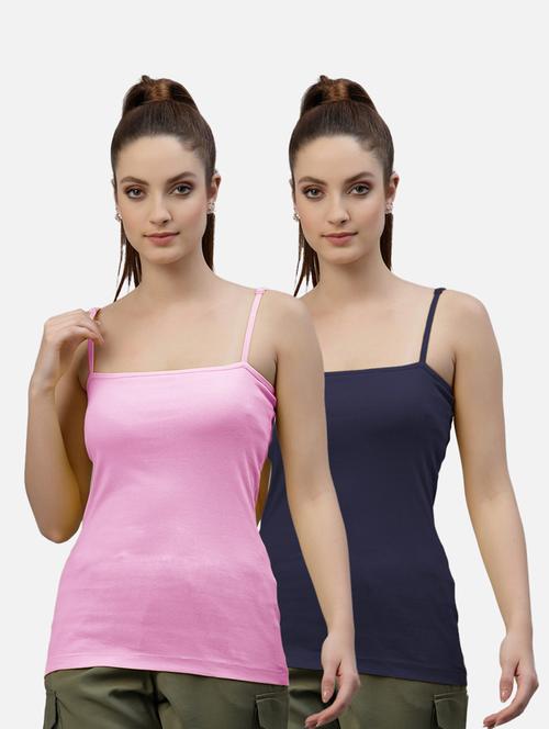 pack of 2 solid camisoles - 18418073 - Very Small Image - 1