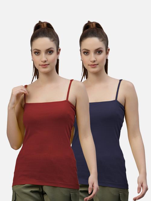 pack of 2 solid camisoles - 18418082 - Very Small Image - 1