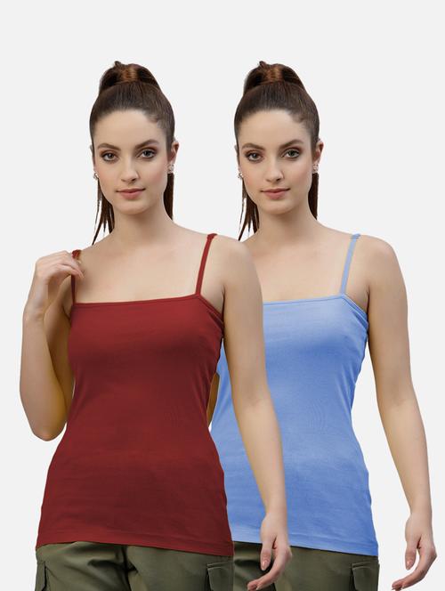 pack of 2 solid camisoles - 18418083 - Very Small Image - 1