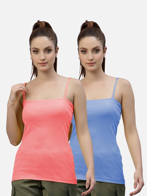 pack of 2 solid camisoles - 18418086 - Very Small Image - 1