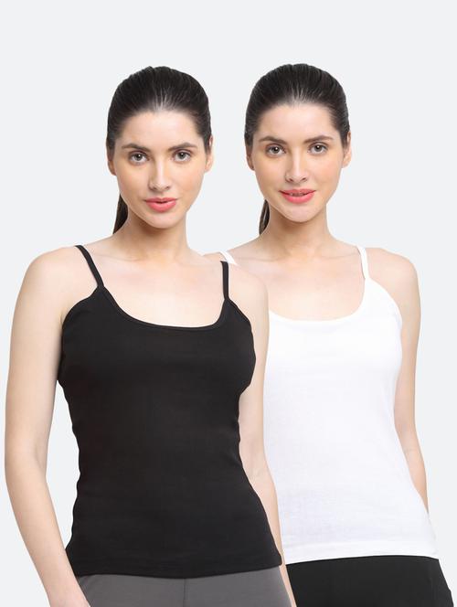 pack of 2 solid camisoles - 18418089 - Very Small Image - 1