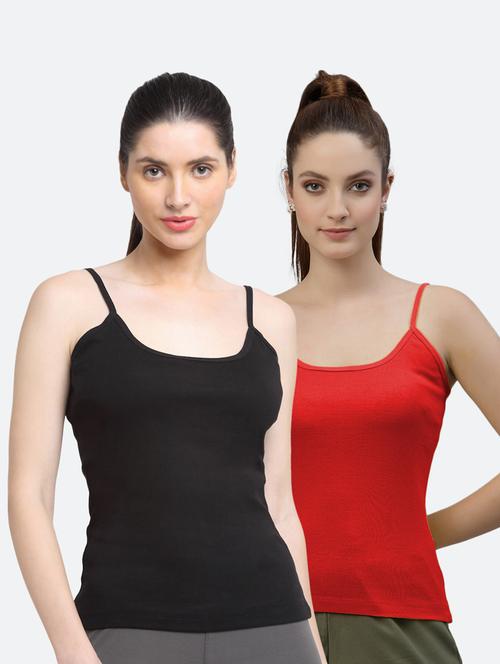 pack of 2 solid camisoles - 18418090 - Very Small Image - 1