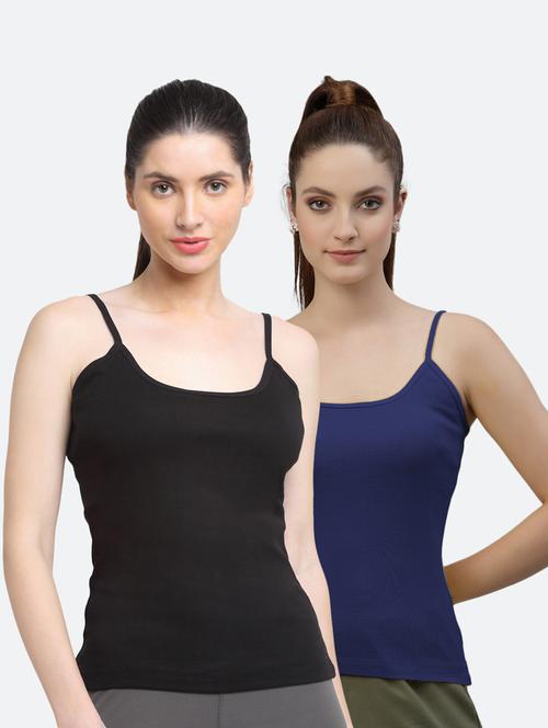 pack of 2 solid camisoles - 18418092 - Very Small Image - 1