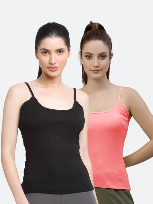 pack of 2 solid camisoles - 18418100 - Very Small Image - 1