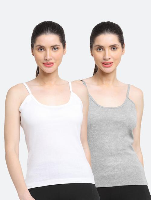 pack of 2 solid camisoles - 18418105 - Very Small Image - 1