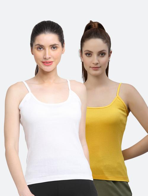 pack of 2 solid camisoles - 18418107 - Very Small Image - 1