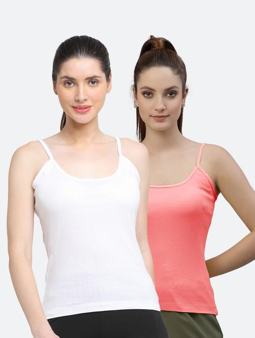 pack of 2 solid camisoles - 18418114 - Very Small Image - 1