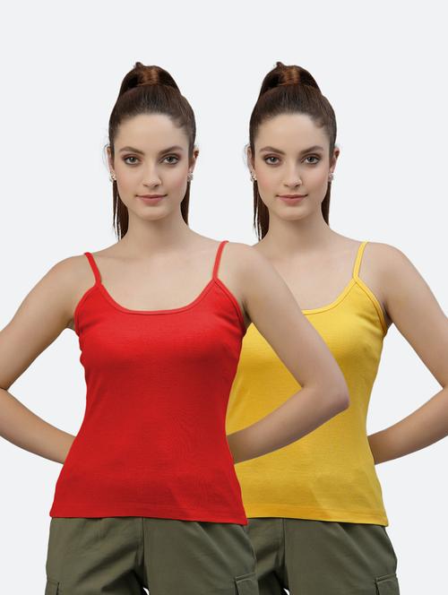 pack of 2 solid camisoles - 18418120 - Very Small Image - 1