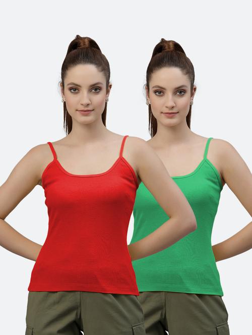 pack of 2 solid camisoles - 18418125 - Very Small Image - 1