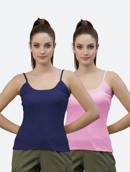 pack of 2 solid camisoles - 18418147 - Very Small Image - 1