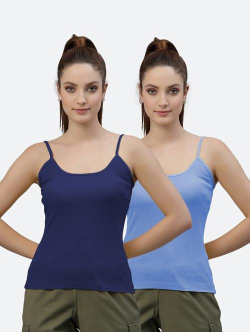 pack of 2 solid camisoles - 18418153 - Very Small Image - 1