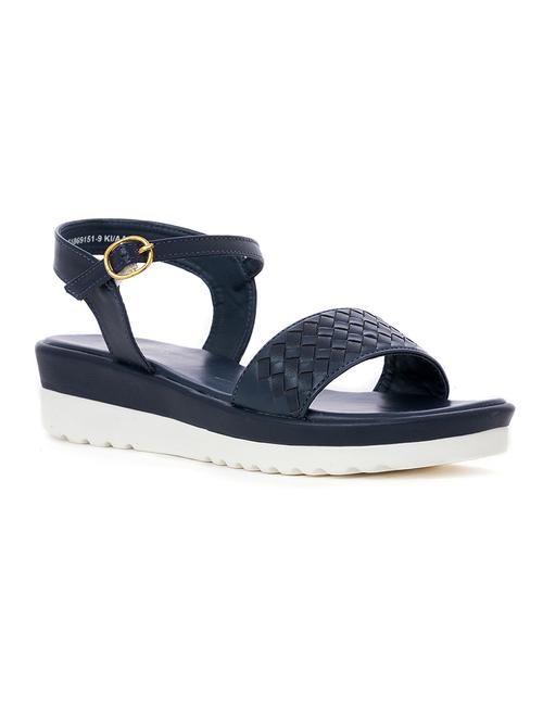 navy synthetic sandals - 18418343 - Very Small Image - 1