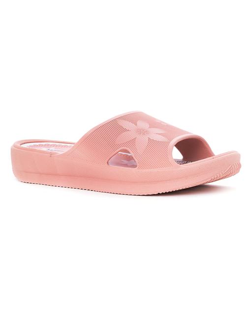 pink pvc slides flip flops - 18418834 - Very Small Image - 1