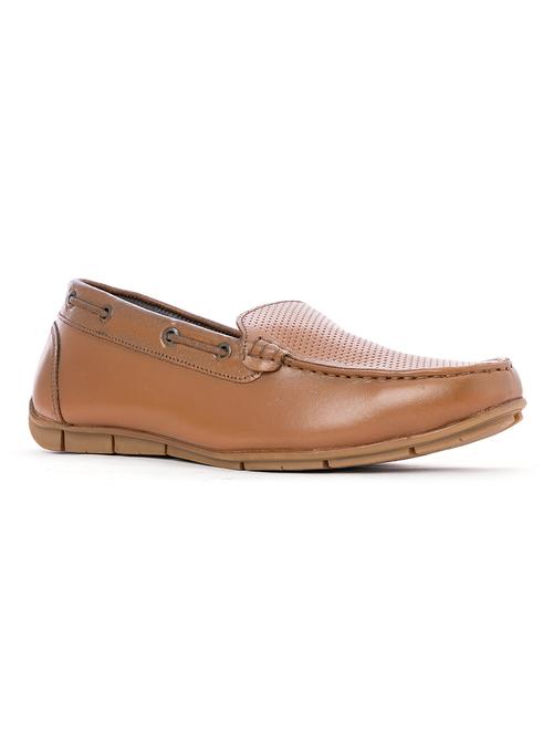 brown leather slip on loafers - 18418885 - Very Small Image - 1