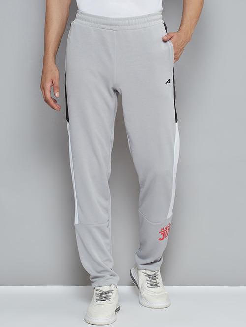 grey side taped full length track pant - 18420092 - Very Small Image - 1