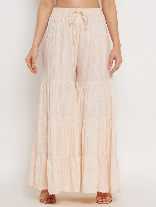 white rayon sharara - 18422414 - Very Small Image - 1