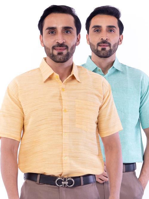 mens printed formal shirt - 18422803 - Very Small Image - 1