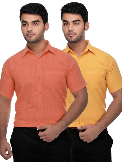 mens solids formal shirt - 18423192 - Very Small Image - 1